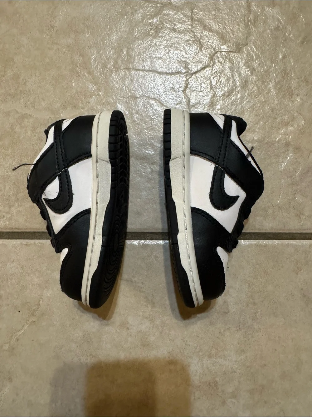 Nike Toddler Black and White Low-Top Sneakers
